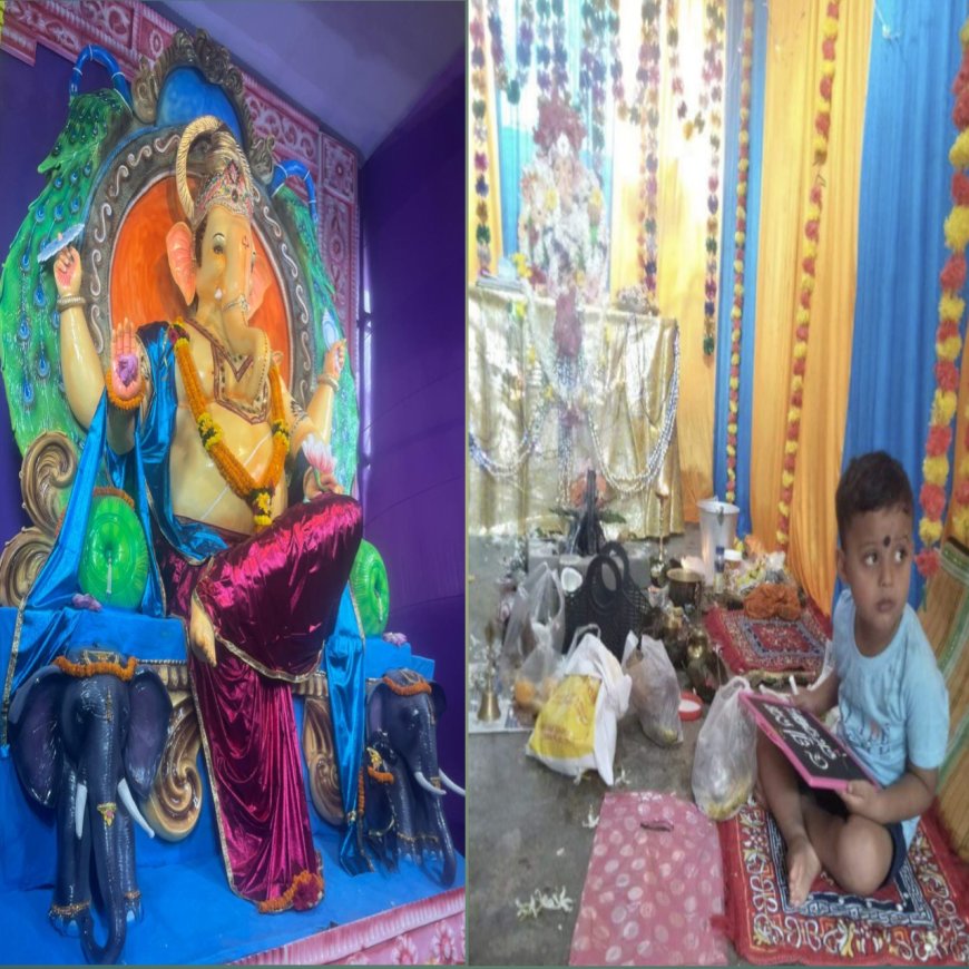 ଚର୍ଚ୍ଚାରେ ୧୭ଫୁଟିଆ ଗଣେଷ ମୂର୍ତ୍ତି ପୂଜା