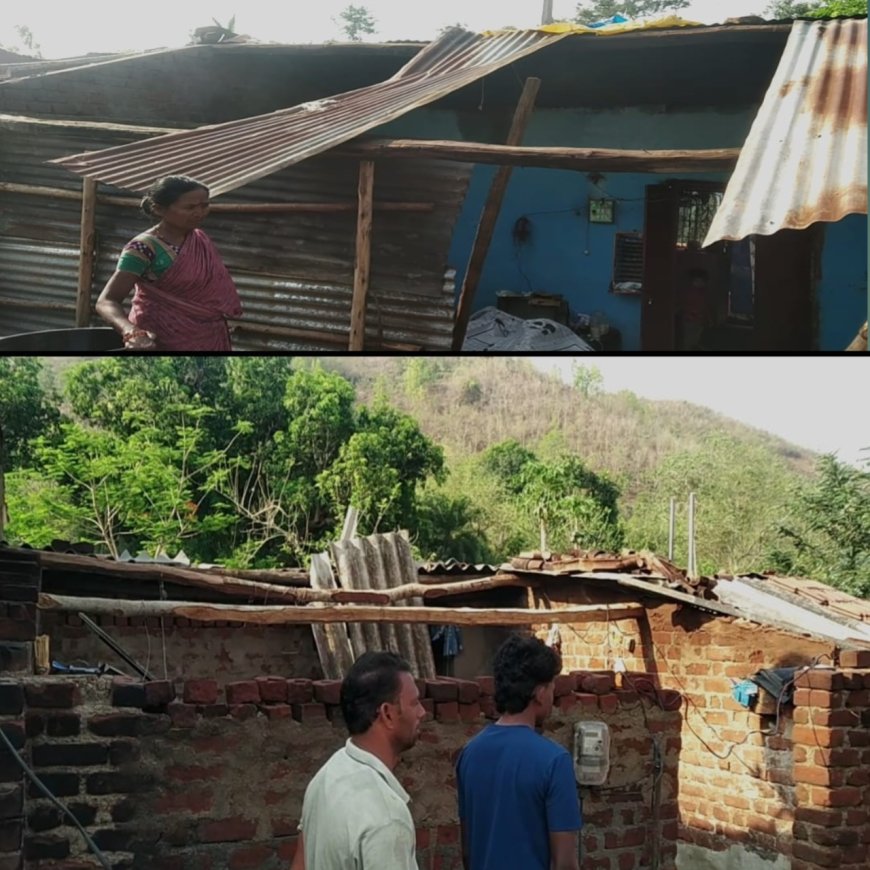କାଳ ବୈଶାଖୀ ର ତାଣ୍ଡବ,