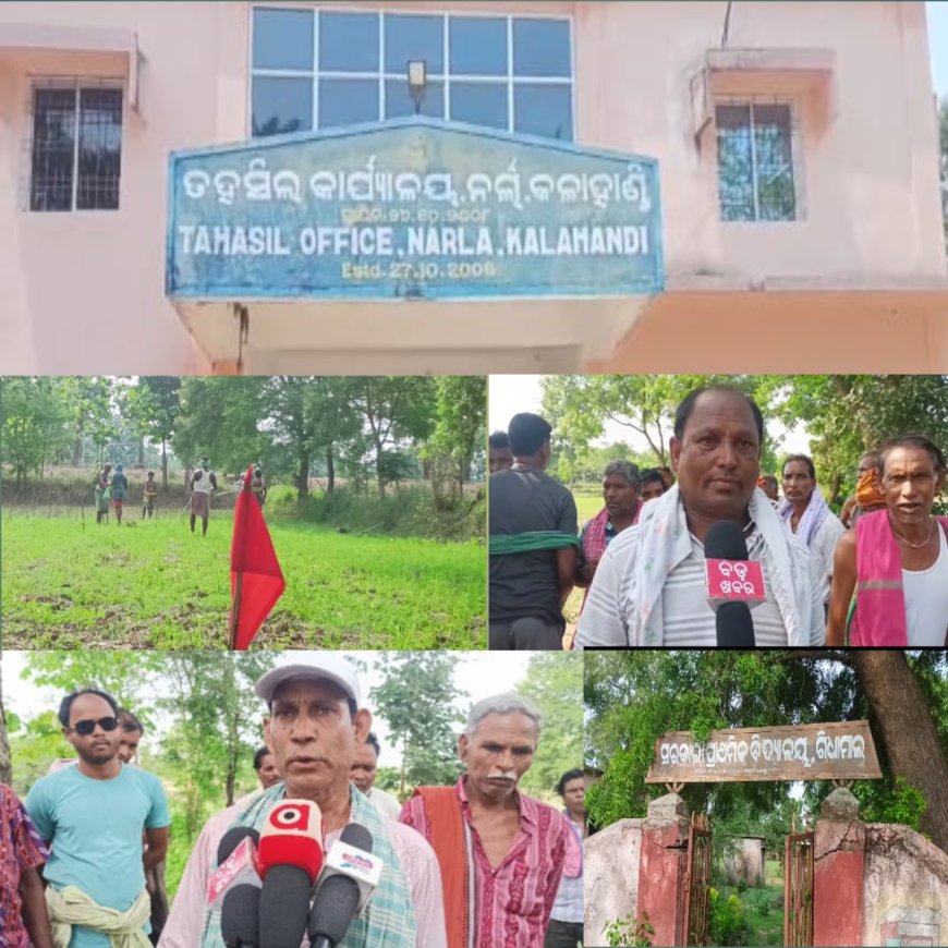 ଶେଷ ହେଲା ଗିଧାମାଲ୍ ଗାଁ ର ଗୋଚର ଓ ଅନାବାଦୀ ଜମି ଚିହ୍ନଟ କାର୍ଯ୍ୟକ୍ରମ,